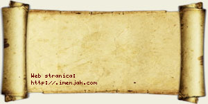 Ana Jočanin vizit kartica